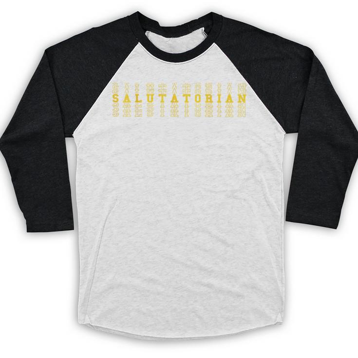 Class Of 2023 Salutatorian Graduate 2023 Graduation Senior Baseball Raglan Shirt