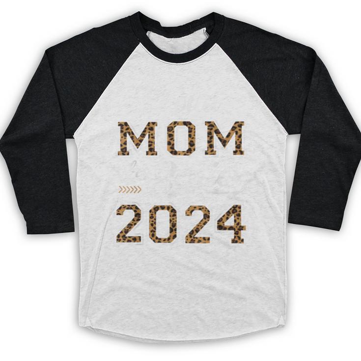 Class Of 2024 Proud Mom Of Senior Class 24 Graduation Baseball Raglan Shirt
