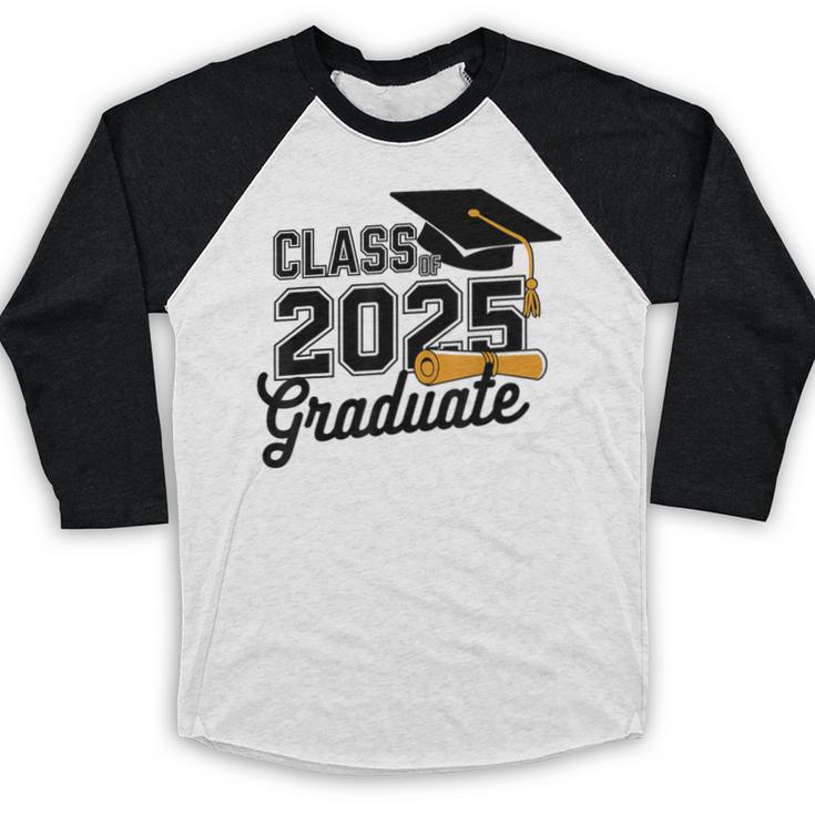 Class Of 2025 Graduate 2025 Graduation Senior 2025 Baseball Raglan Shirt