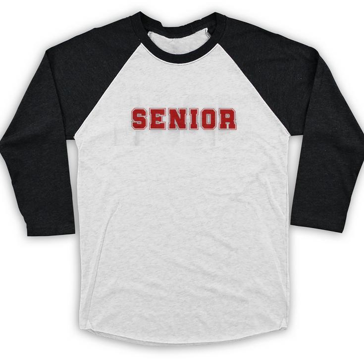 Class Of 2025 Senior Graduation 2025 And Red Baseball Raglan Shirt