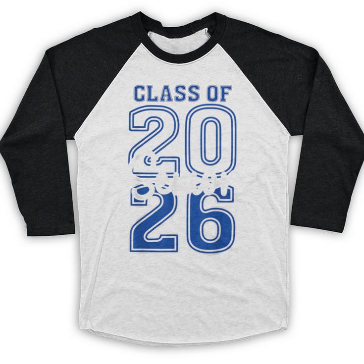 Class Of 2026 Senior Retro Graduation 2026 First Day Vintage Baseball Raglan Shirt
