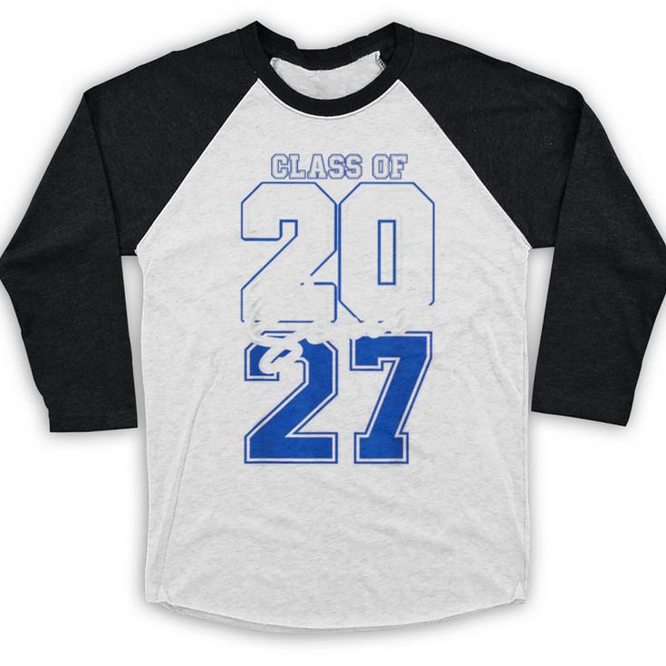 Class Of 2027 Senior 2027 Graduation Baseball Raglan Shirt