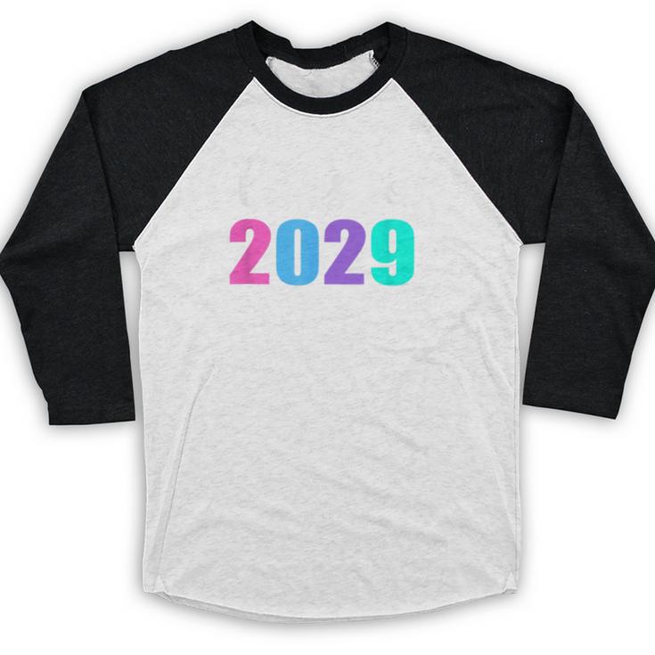 Class Of 2029 Shirt 2nd Grade Onto 3rd Grade Graduation Tee Baseball Raglan Shirt