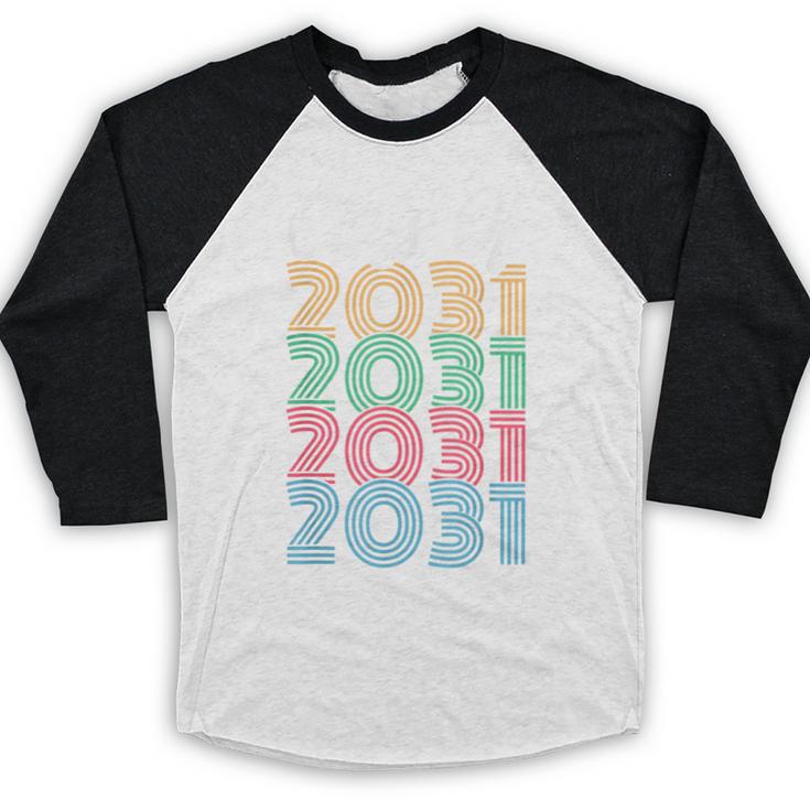 Class Of 2031 Kindergarten GraduationShirt Baseball Raglan Shirt