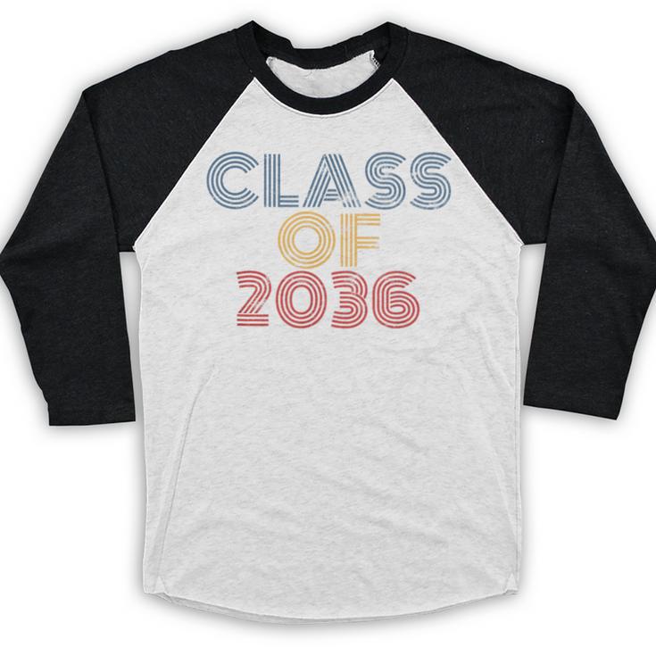 Class Of 2036 Graduation Baseball Raglan Shirt