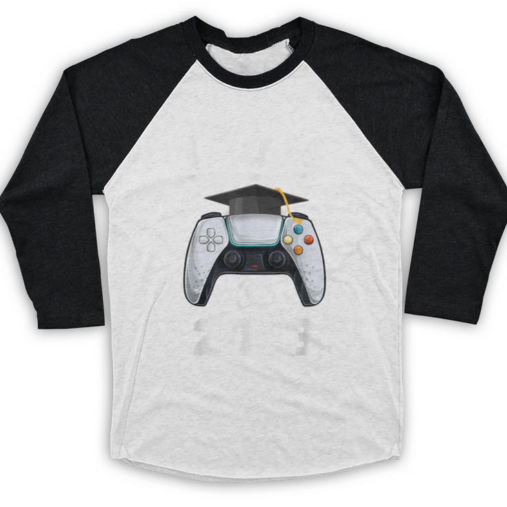 Class Of Gamer 2023 Shirt Graduation Game Boy Graduate Baseball Raglan Shirt