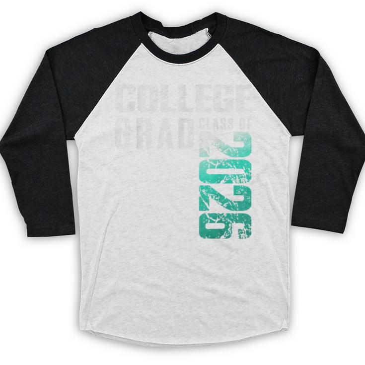 College Grad Class Of 2026 Graduation Baseball Raglan Shirt