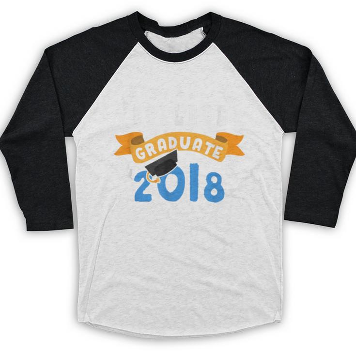 College Graduation Shirts Graduate Grad 2018 Baseball Raglan Shirt