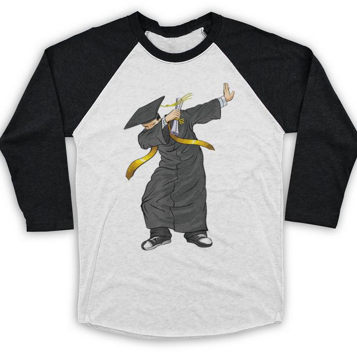 Cool Graduation Dab Dabbing Senior 2019 Grad Baseball Raglan Shirt