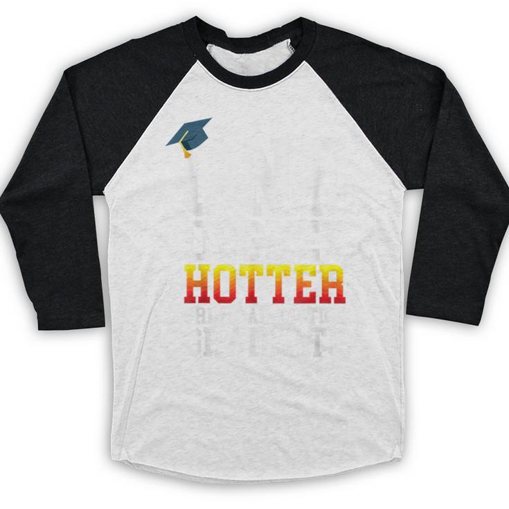 Criminal Justice Graduation Tshirt One Degree Hotter Baseball Raglan Shirt