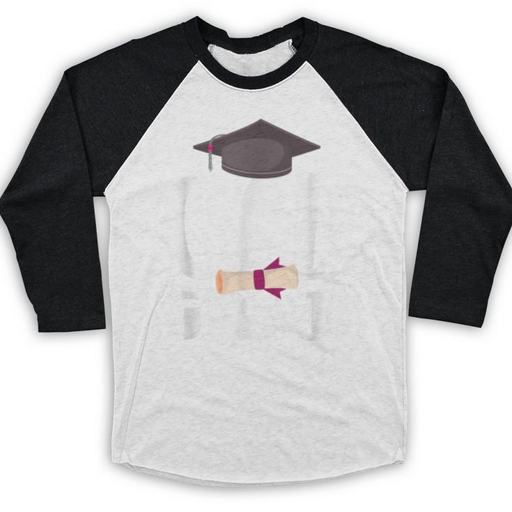 CSD Masters Graduation Men Women Son Daughter Baseball Raglan Shirt