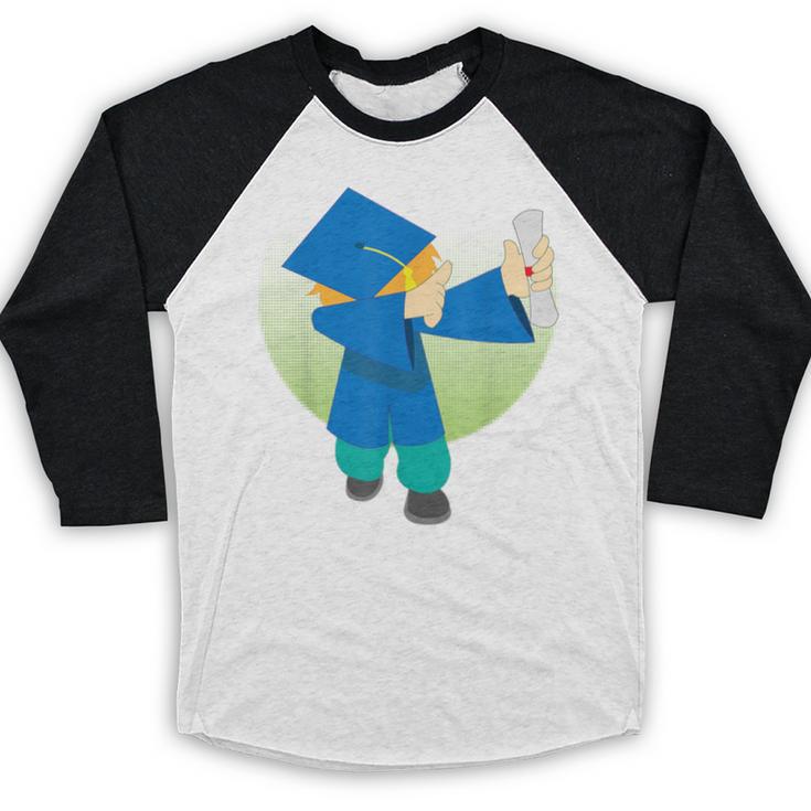 Dabbing Graduation Class Of 2019 Men Women YouthShirt Baseball Raglan Shirt