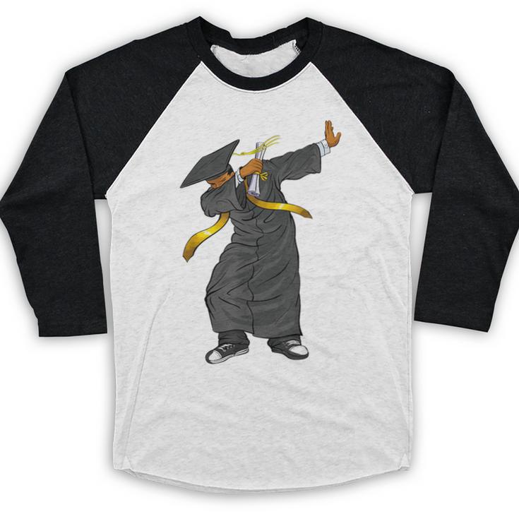 Dabbing Graduation Class Of 2023 Shirt History Month Baseball Raglan Shirt