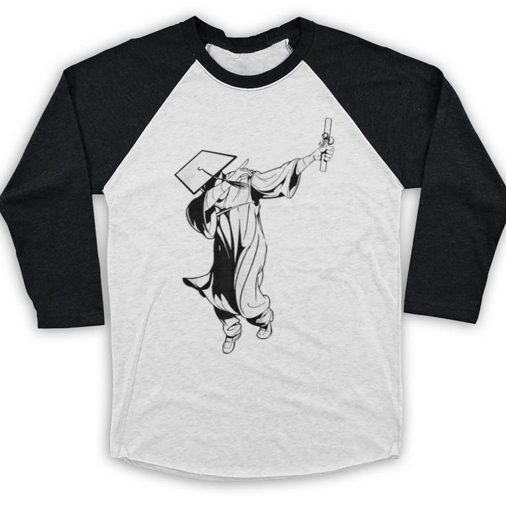 Dabbing Graduation Class Of 2025 Men Graduation Baseball Raglan Shirt