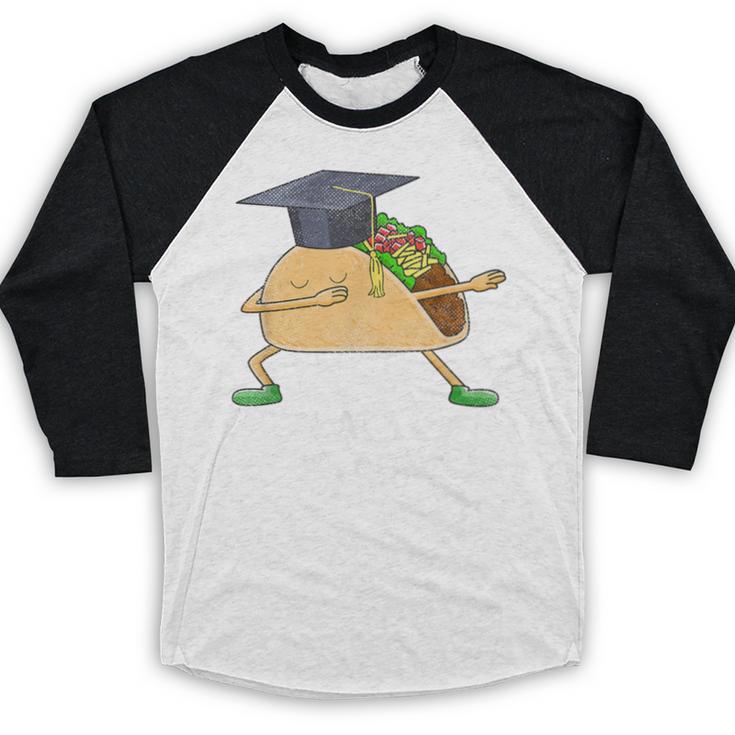 Dabbing Taco 6th Grade Graduation Shirt Sixth Grade Later Baseball Raglan Shirt