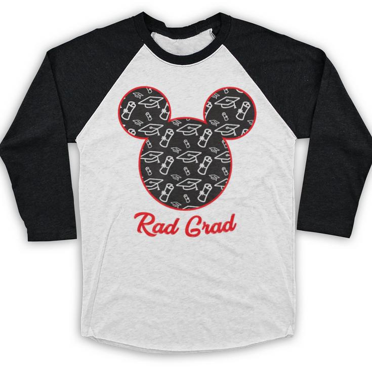 Disney Graduation Rad Grad Baseball Raglan Shirt