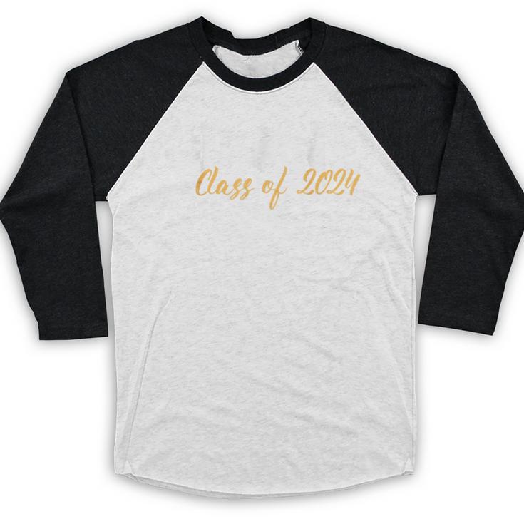DONE Class Of 2024 Graduation For Her Him Grad Senior 2024 Baseball Raglan Shirt