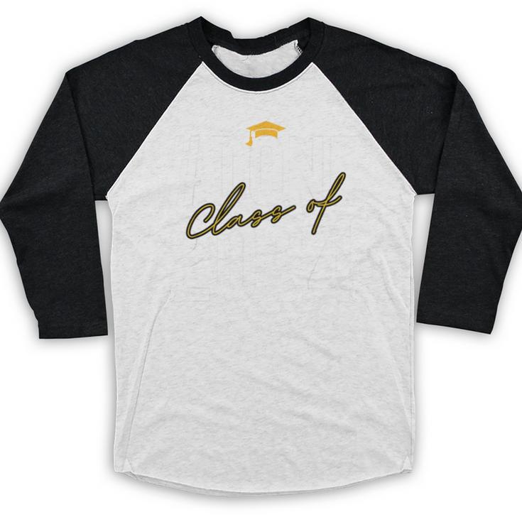 Done Class Of 2024 Senior 2024 Graduation 2024 Graduate Baseball Raglan Shirt