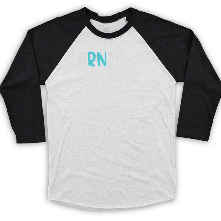 EaRNed It Shirt Nurse Nursing School Graduation RN Baseball Raglan Shirt