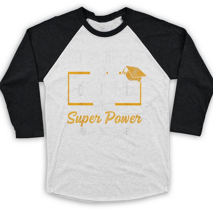 EdD Doctor Of Education Daughter Doctorate Graduation Baseball Raglan Shirt