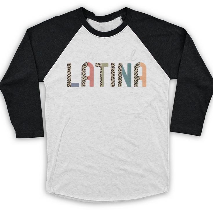 Educated Latina Proud Graduate Latinas Pride Graduation Baseball Raglan Shirt