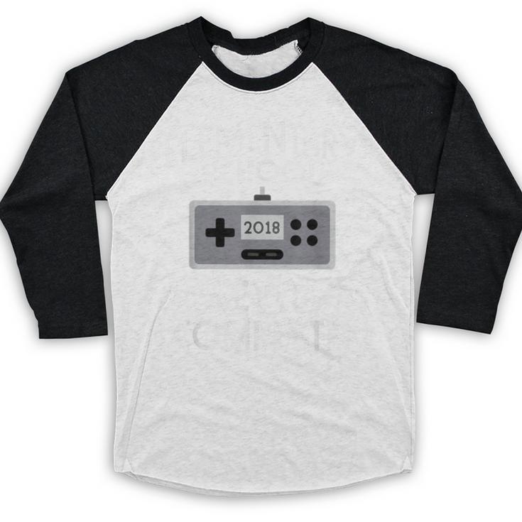 Elementary School Graduation Shirt Level Complete Gamer Baseball Raglan Shirt