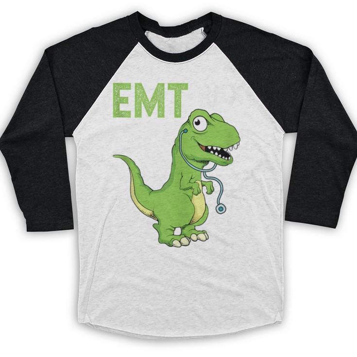 EMT Rex Paramedic Graduation Firefighter Baseball Raglan Shirt