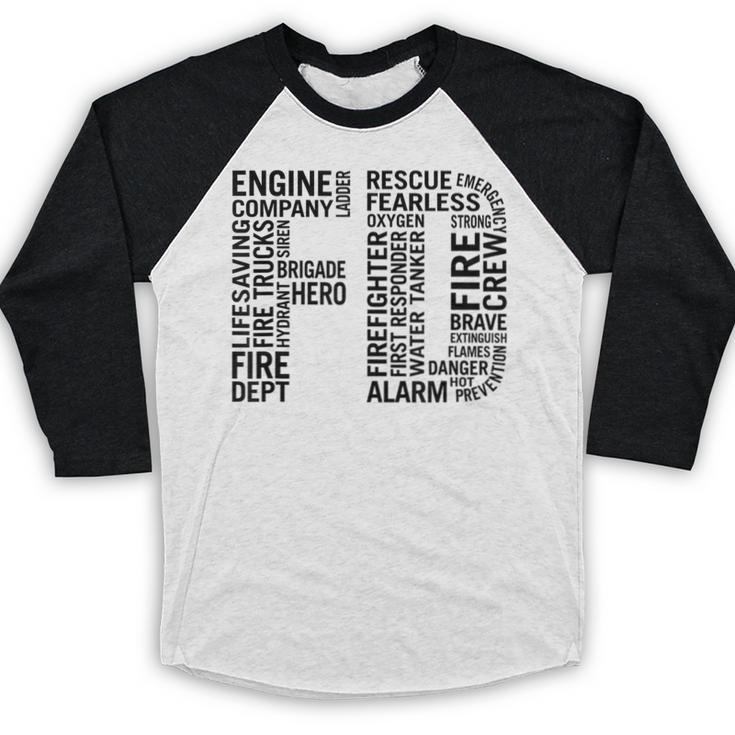 Fire Academy Graduation T-Shirt Firefighter Support Tee Baseball Raglan Shirt