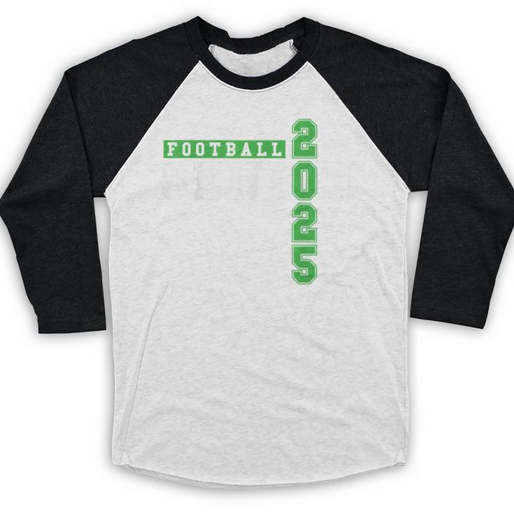 Football Senior Night Football Senior 2025 Graduation 23 Baseball Raglan Shirt