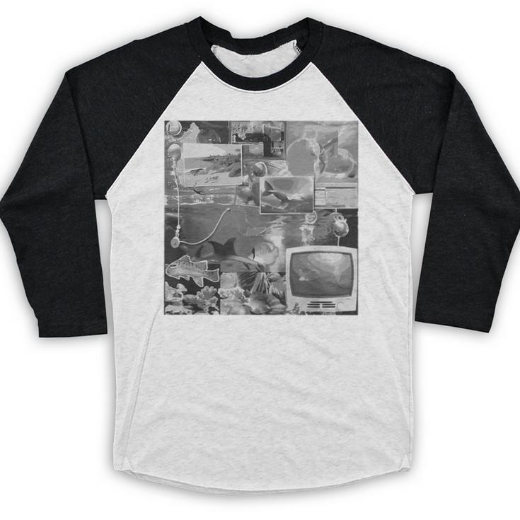 Frutiger Aero Y2K Old School Retro Vibes Baseball Raglan Shirt