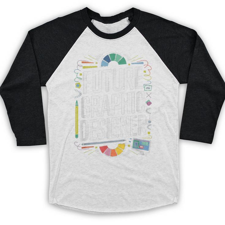 Future Graphic Er Graduation School Toddler Women Men Baseball Raglan Shirt