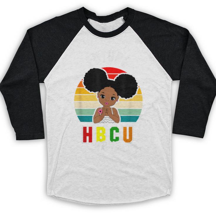 Future HBCU Grad Graduate Afro Girl College Graduation Baseball Raglan Shirt