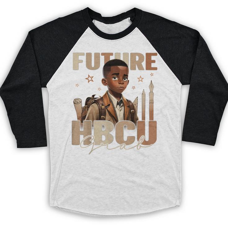 Future HBCU Grad History Boy Kids Graduation HBCU Baseball Raglan Shirt