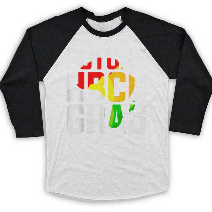 Future HBCU Graduate Afro Girls College Graduation Baseball Raglan Shirt