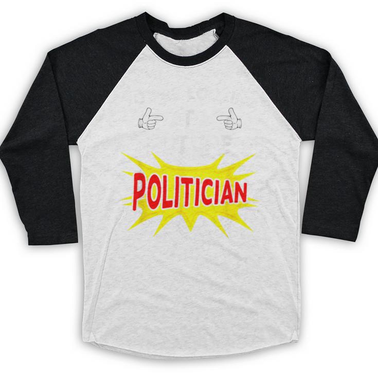 Future Politician Graduation For Kids And Graduates T-Shirt Baseball Raglan Shirt