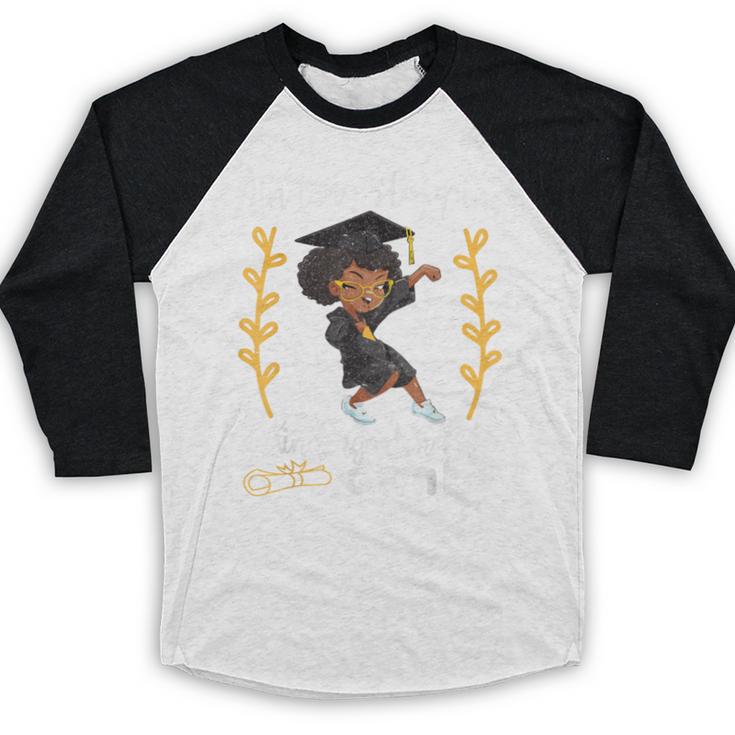 Girl Magic Graduate Kindergarten Graduation 2023 Baseball Raglan Shirt