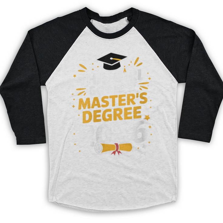 This Girl Got Her Masters Degree Graduation Mastered It 2026 Baseball Raglan Shirt