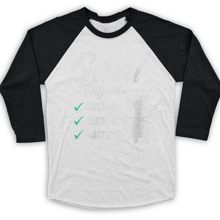 Goal Digger Diploma Master s Bachelor s Master Graduation Baseball Raglan Shirt