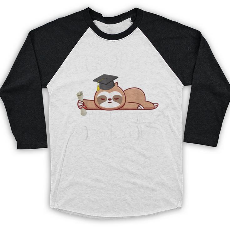 I Graduated Can I Go Back To Bed Now Shirts Graduation Baseball Raglan Shirt