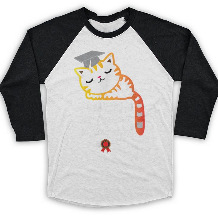 I Graduated Can I Go Back To Sleep Now Graduation Baseball Raglan Shirt
