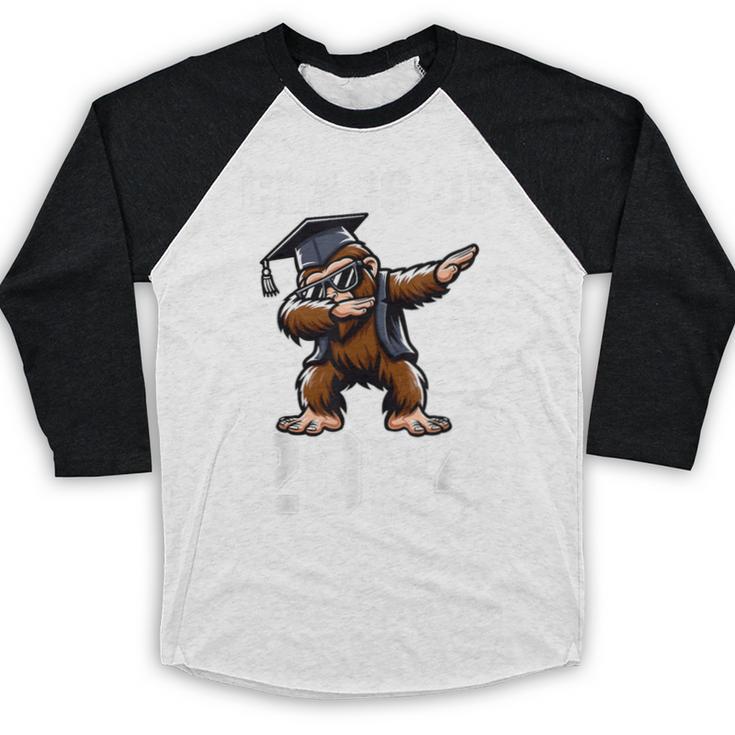 Graduation Class Of 2024 Bigfoot Graduated Seniors 2024 Baseball Raglan Shirt