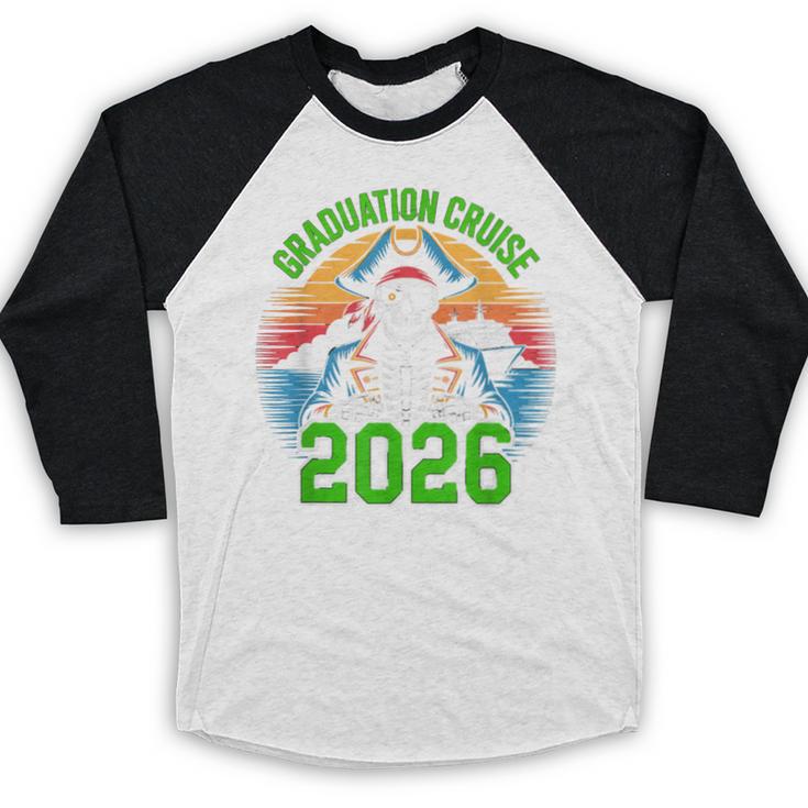 Graduation Cruise 2026 Group Pirate Matching Voyage Baseball Raglan Shirt