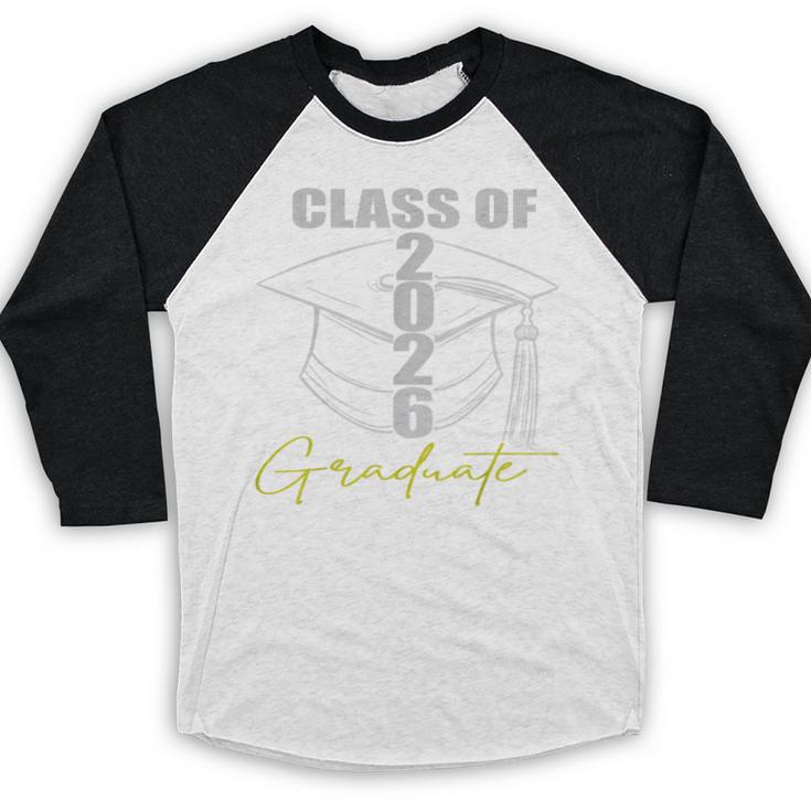 Graduation Decorations 2026 Class Of 2026 Graduate Baseball Raglan Shirt