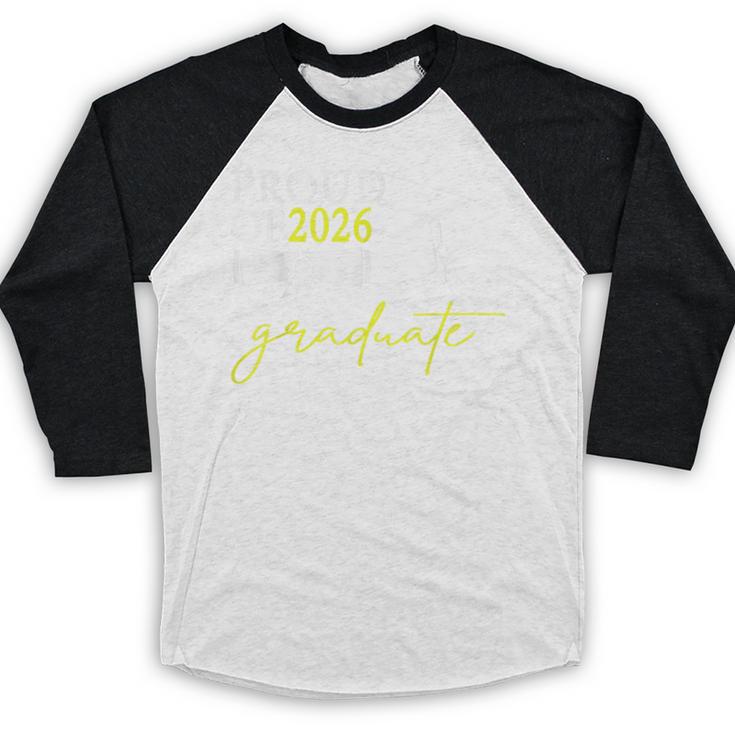Graduation Decorations 2026 Proud Of 2026 Graduate Occaion Baseball Raglan Shirt