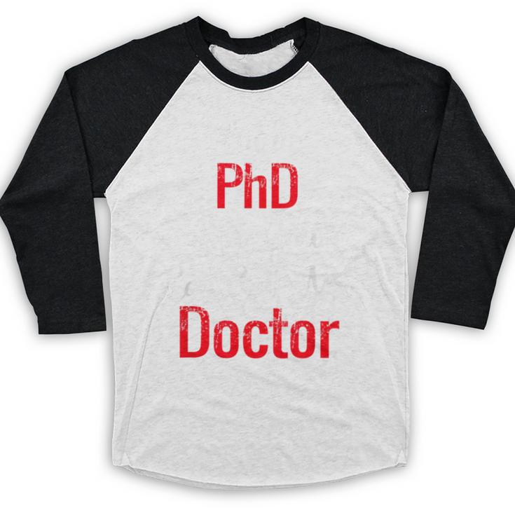 Graduation Gifts For Doctor Him Or Her Tee Shirt Baseball Raglan Shirt