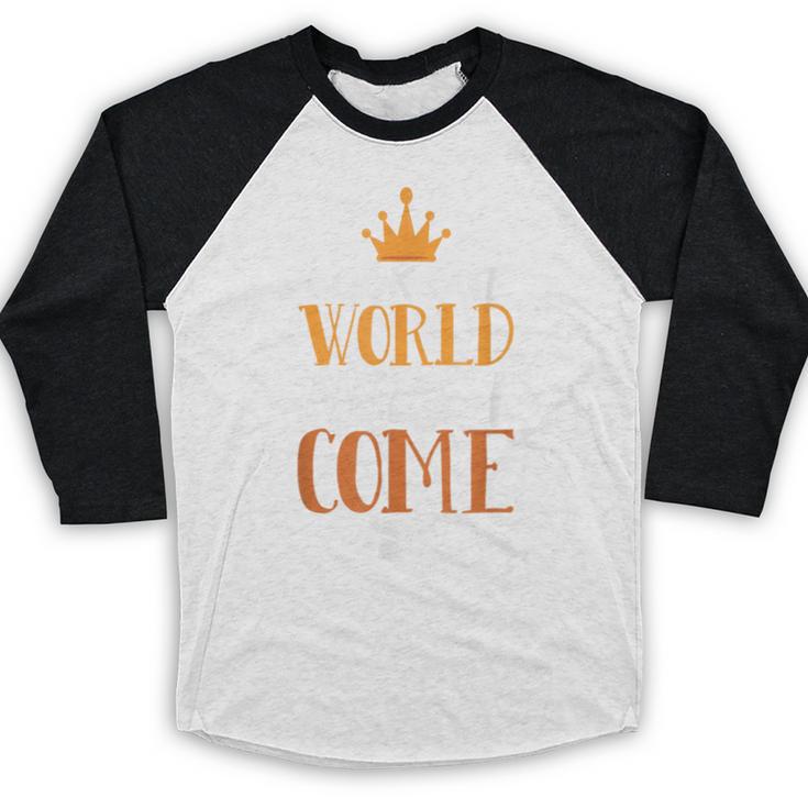Graduation Shirt For Graduate Look Out World Here I Come Baseball Raglan Shirt