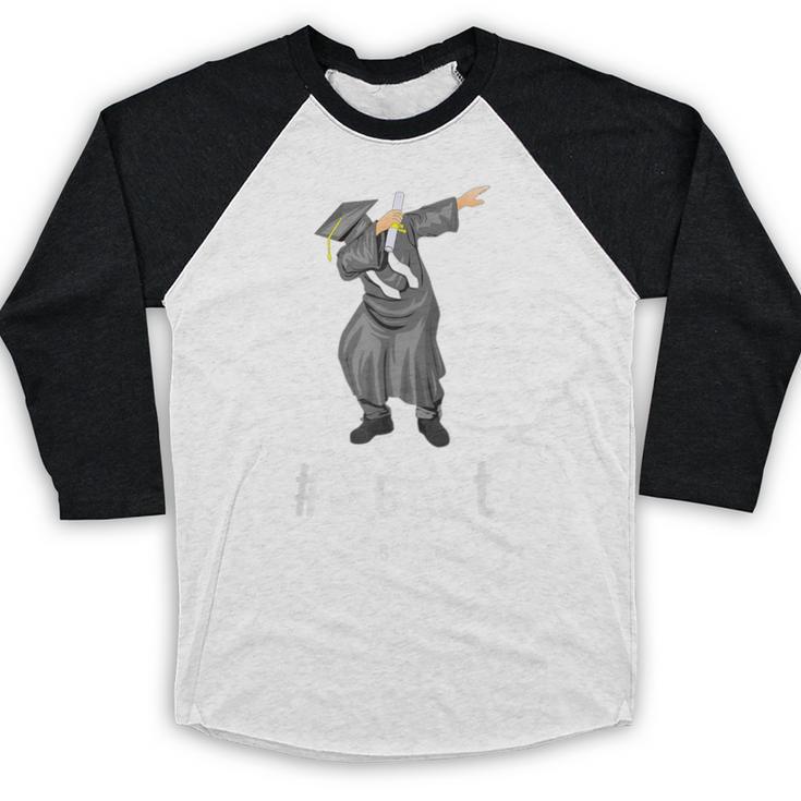 Graduation T-Shirt Dabbing Graduation We Out Class Of 2018 Baseball Raglan Shirt