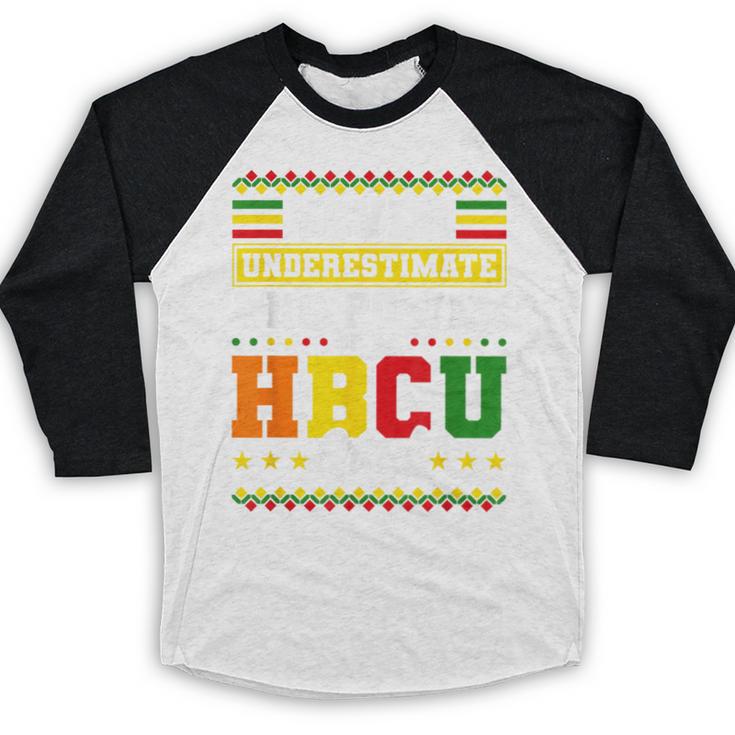 HBCU Grad Historically College Graduation Baseball Raglan Shirt