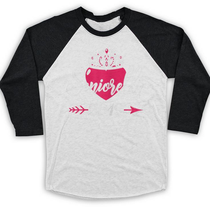 High School 2019 Senior Graduation Shirt Girls Daughter Baseball Raglan Shirt