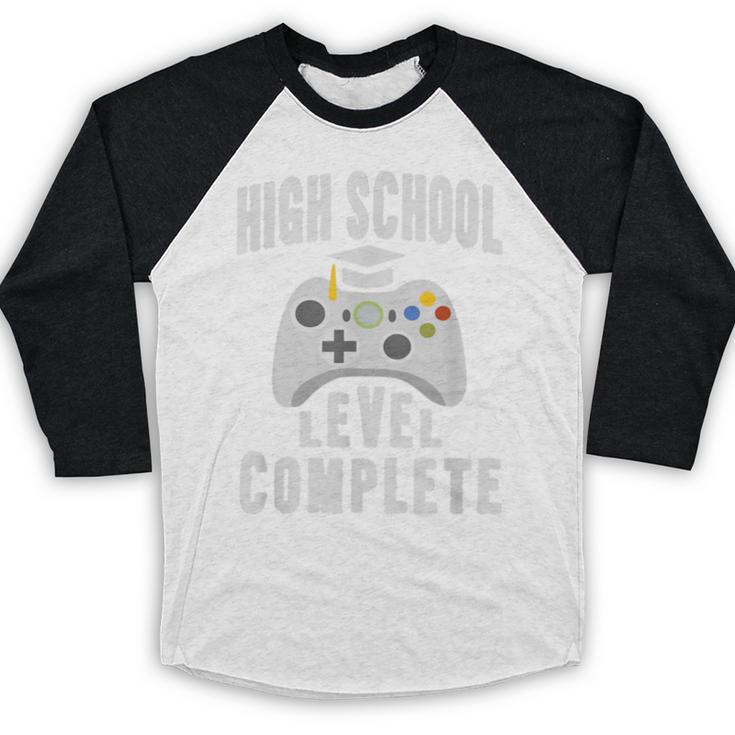 High School Graduation Shirt Gamer Graduation Baseball Raglan Shirt